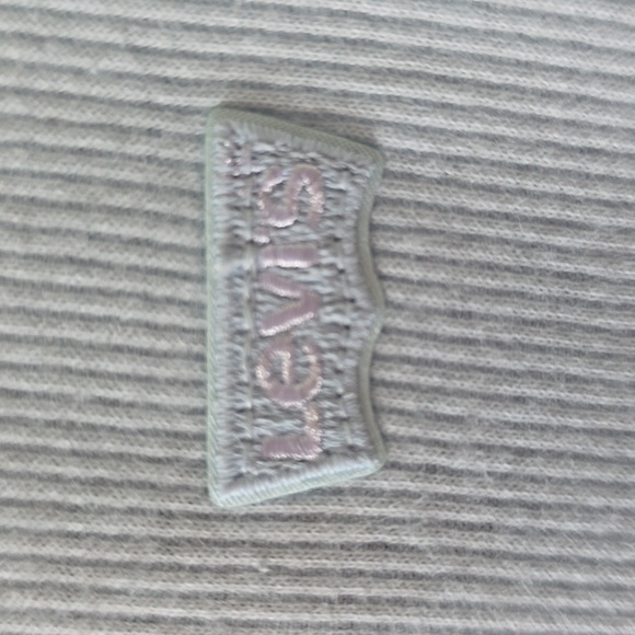 LEVIS SIGNATURE WOMEN'S LIGHT BLUE RIBBED SUMMER SHORT SLEEVE TEE-SHIRT XL - Picture 2 of 12